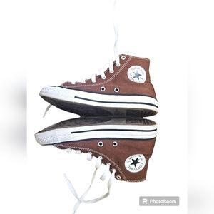 Converse All Stars Chuck Taylor Fleece Lined Brown High Top Kids Size 2